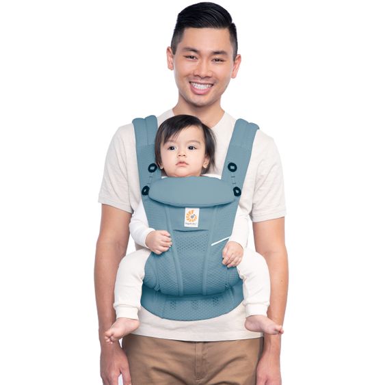 Ergobaby Babytrage Omni Breeze Soft Flex - Slate Blue