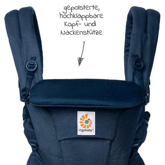 Ergobaby Babytrage Omni Dream Soft Touch - Midnight Blue