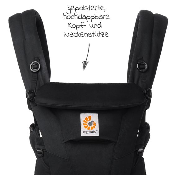 Ergobaby Babytrage Omni Dream Soft Touch - Onyx Black