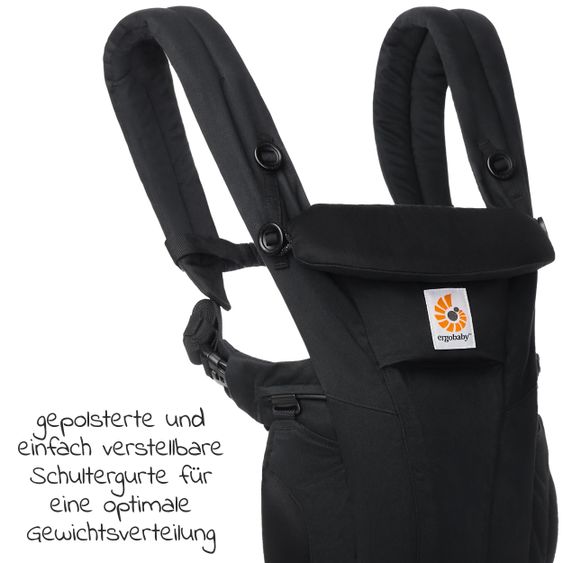 Ergobaby Babytrage Omni Dream Soft Touch - Onyx Black