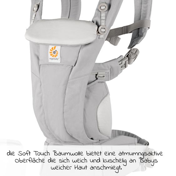 Ergobaby Babytrage Omni Dream Soft Touch - Pearl Grey