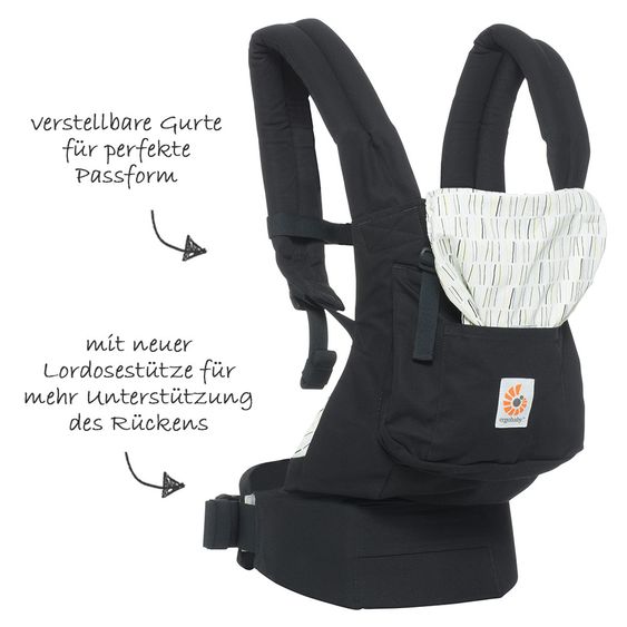 Ergobaby Babytrage Original mit Lordosestütze - Downtown