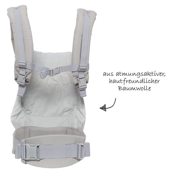 Ergobaby Babytrage Original mit Lordosestütze - Pearl Grey
