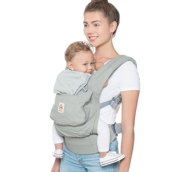 Ergobaby Babytrage Original mit Lordosestütze - Pearl Grey