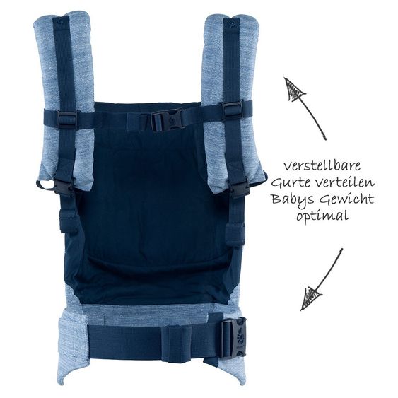Ergobaby Babytrage Original Vintage - Blau