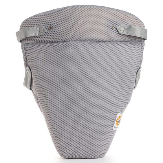 Ergobaby Babytrage-Set 360 Cool Air Mesh für 4 Tragepositionen inkl. Neugeboreneneinsatz Cool Air Snug Grey - Carbon Grey