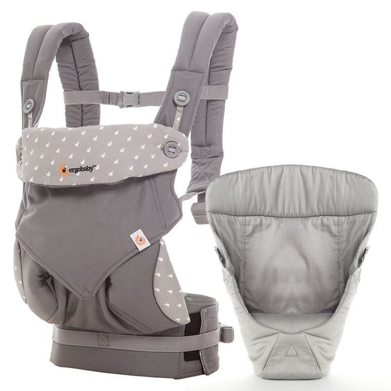 Ergobaby Babytrage-Set 360 Paket von Geburt an - Dewy Grey