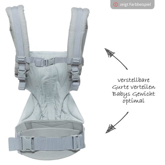 Ergobaby Babytrage-Set 360 Paket von Geburt an - Dewy Grey