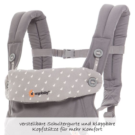 Ergobaby Babytrage-Set 360 Paket von Geburt an - Dewy Grey
