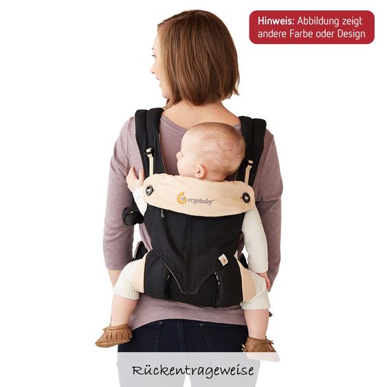 Ergobaby Babytrage-Set 360 Paket von Geburt an inkl. Neugeboreneneinsatz Easy Snug Grey - Grey