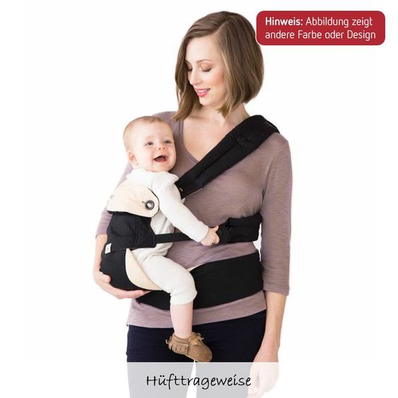 Ergobaby Babytrage-Set 360 Paket von Geburt an inkl. Neugeboreneneinsatz Easy Snug Grey - Grey