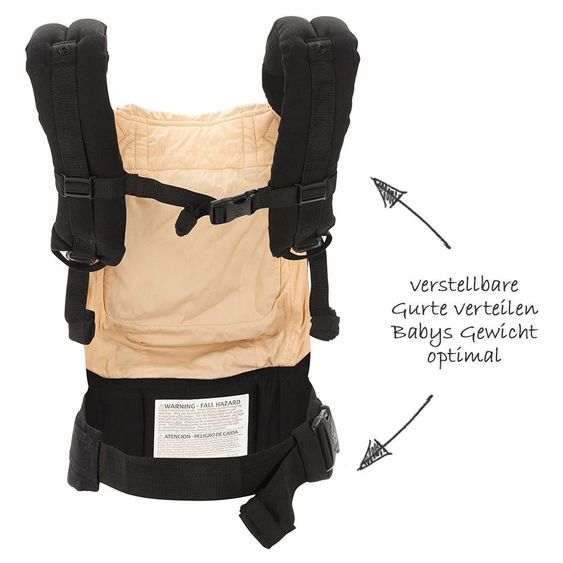 Ergobaby Babytrage-Set Original Paket von Geburt an - Black Camel