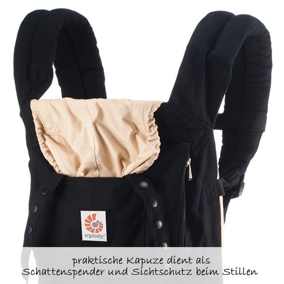 Ergobaby Babytrage-Set Original Paket von Geburt an - Black Camel