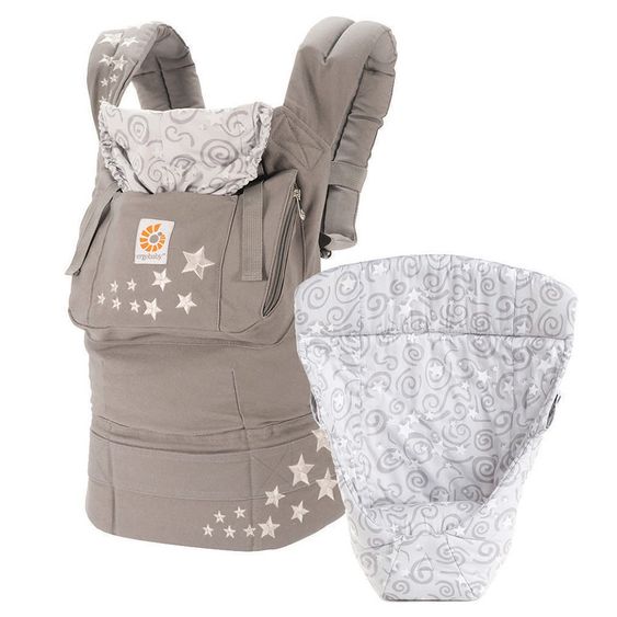 Ergobaby Babytrage-Set Original Paket von Geburt an - Galaxy Grey