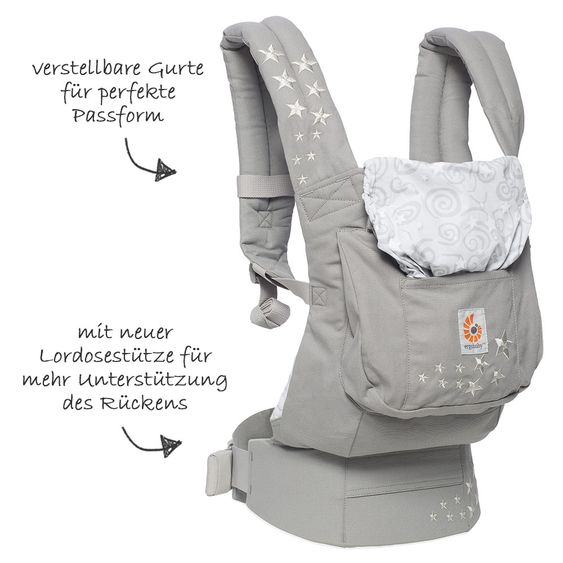 Ergobaby Babytrage-Set Original von Geburt an - Galaxy Grey