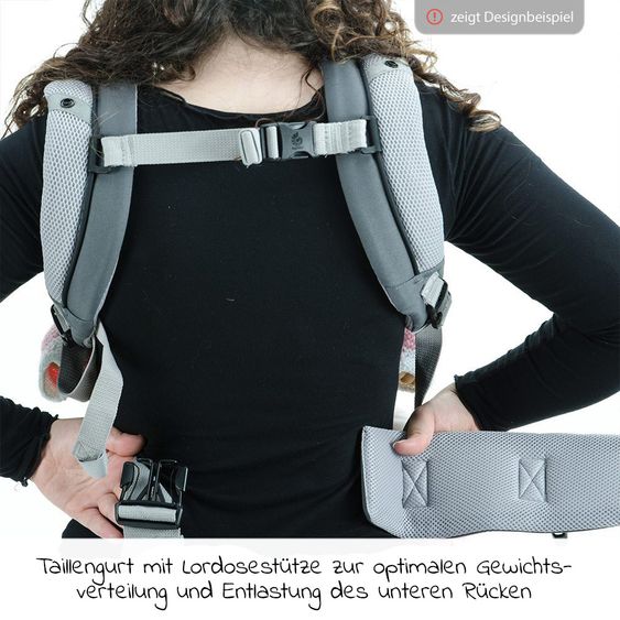 Ergobaby Babytragen-Set 360 von Geburt an inkl. Neugeboreneneinsatz Easy Snug Grey - Pearl Grey