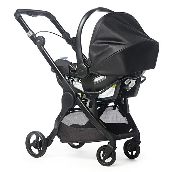 Ergobaby Buggy & Sportwagen Metro+  ab Geburt bis 4 Jahre (22 kg) mit nur 7,8 kg inkl. Regenschutz - Black