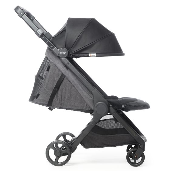 Ergobaby Buggy & Sportwagen Metro+  ab Geburt bis 4 Jahre (22 kg) mit nur 7,8 kg inkl. Regenschutz - Black