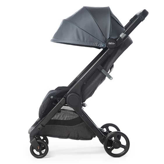 Ergobaby Buggy & Sportwagen Metro+ ab Geburt bis 4 Jahre (22 kg) mit nur 7,8 kg inkl. Regenschutz - Slate Grey