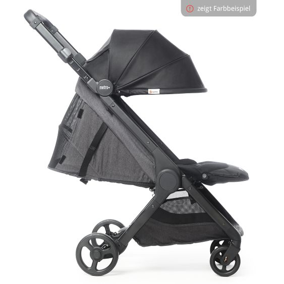 Ergobaby Buggy & Sportwagen Metro+ ab Geburt bis 4 Jahre (22 kg) mit nur 7,8 kg inkl. Regenschutz - Slate Grey