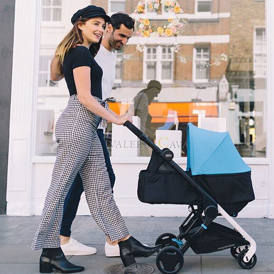 Ergobaby Faltbare Babywanne Metro Newborn Kit - Blue