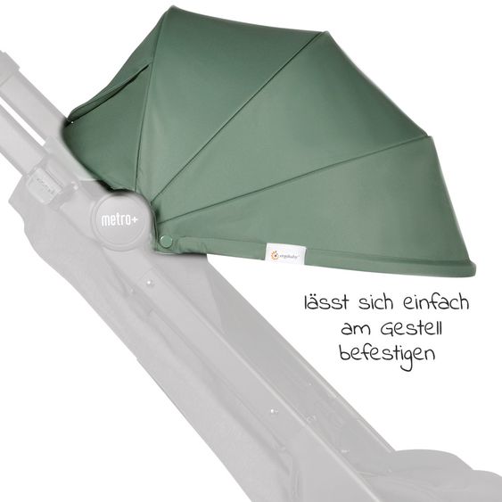 Ergobaby Sonnenverdeck für Metro+ UV Schutz 50+ - Sea Glass