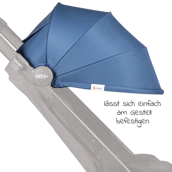 Ergobaby Sonnenverdeck für Metro+ UV Schutz 50+ - Sunshade - Azur