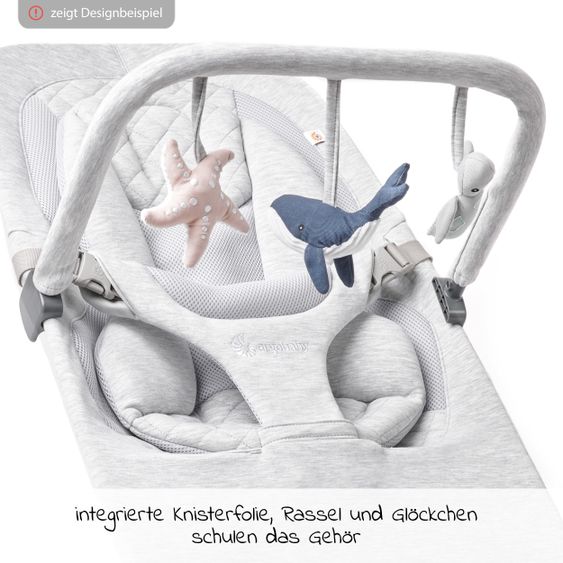 Ergobaby Spielbogen für Evolve Bouncer Toy Bar - Ocean Wonders