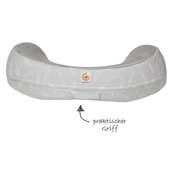 Ergobaby Stillkissen Natural Curve - Falling Feathers