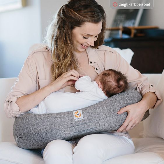 Ergobaby Stillkissen Natural Curve - Falling Feathers