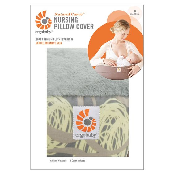 Ergobaby Stillkissenbezug Natural Curve - Yellow Swirl