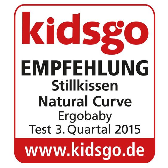 Ergobaby Stillkissenbezug Natural Curve - Yellow Swirl