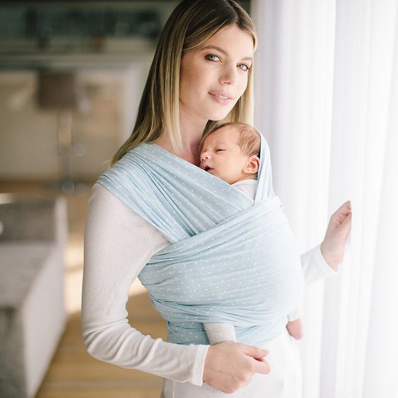 Ergobaby Tragetuch Aura Wrap 490 cm - Baby Blue