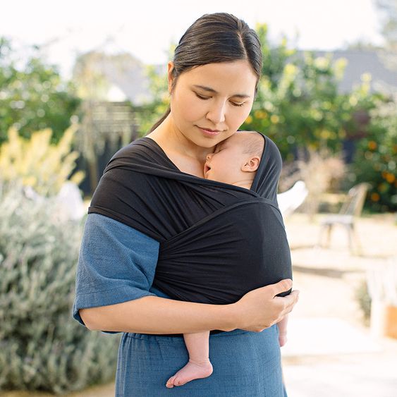 Ergobaby Tragetuch Aura Wrap 490 cm - Black