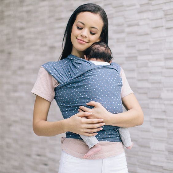 Ergobaby Tragetuch Aura Wrap 490 cm - Coral Dots
