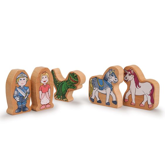 Erzi 5-tlg. Spielfiguren-Set Märchenschloss