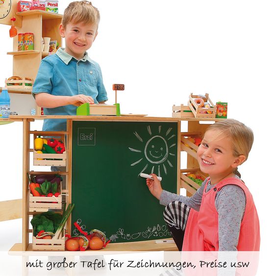 Erzi Kaufladen Erzi-Shop Premium XL - Natur