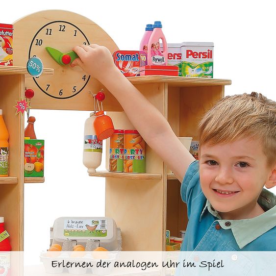 Erzi Kaufladen Erzi-Shop Premium XL - Natur