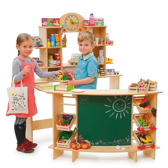 Erzi Kaufladen Erzi-Shop Premium XL - Natur