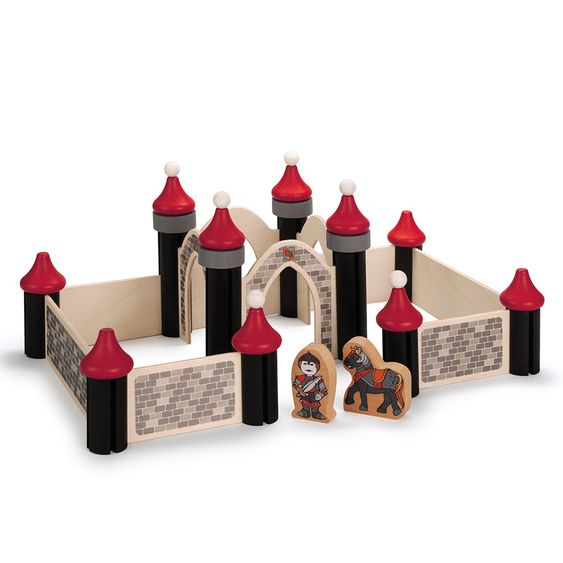 Erzi Ritterburg inkl. 2 Spielfiguren