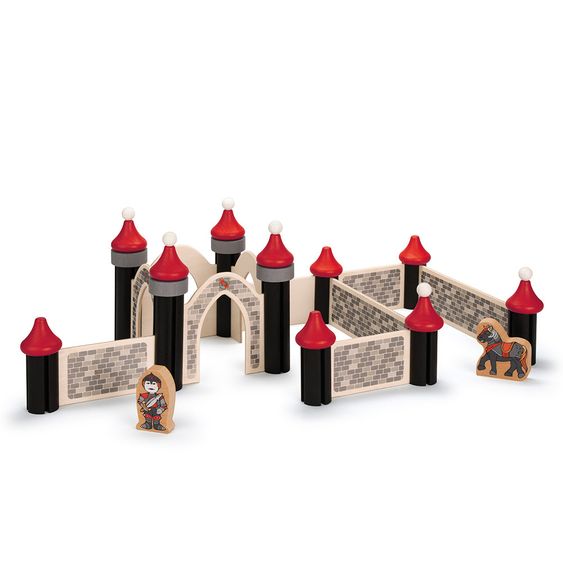 Erzi Ritterburg inkl. 2 Spielfiguren
