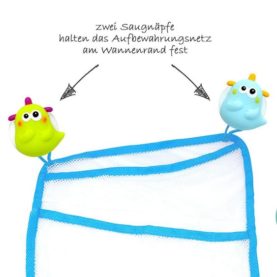 Escabbo 5 pcs bath playset - Happy Monster