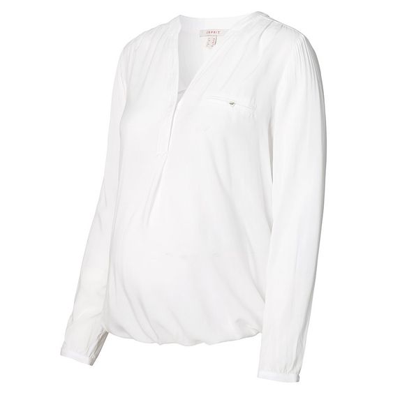 Esprit Bluse Langarm mit Stillfunktion - Offwhite - Gr. 40