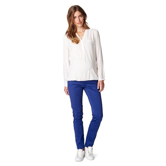 Esprit Bluse Langarm mit Stillfunktion - Offwhite - Gr. 40