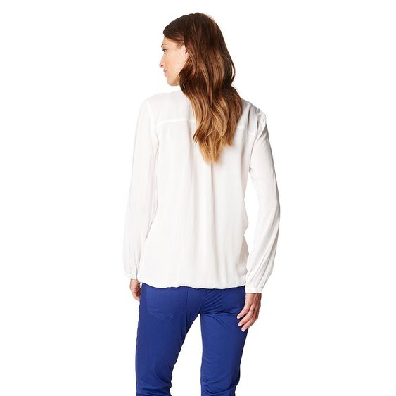 Esprit Bluse Langarm mit Stillfunktion - Offwhite - Gr. 40