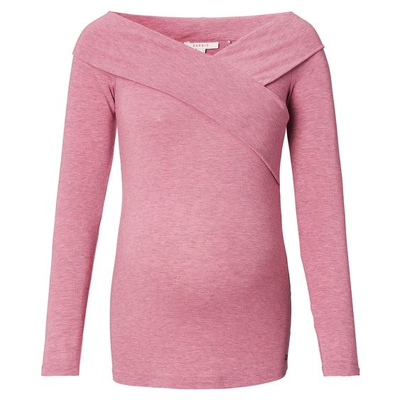 Esprit Langarmshirt mit Stillfunktion - Altrosa - Gr. S