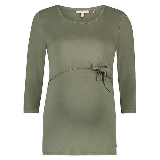 Esprit Langarmshirt mit Stillfunktion - Oliv - Gr. S