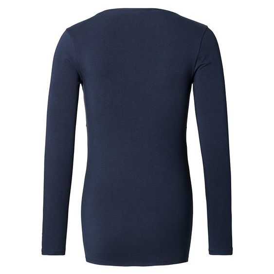 Esprit Long sleeve shirt with breastfeeding function striped insert - Dark blue - Size XL
