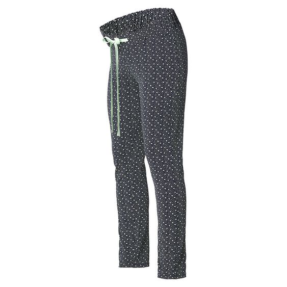 Esprit Loungehose Jersey - Blumen Dunkelblau - Gr. S