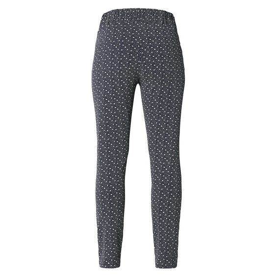 Esprit Loungehose Jersey - Blumen Dunkelblau - Gr. S